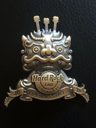 Hard Rock Cafe Shanghai Grand Opening Staff Pin Rare