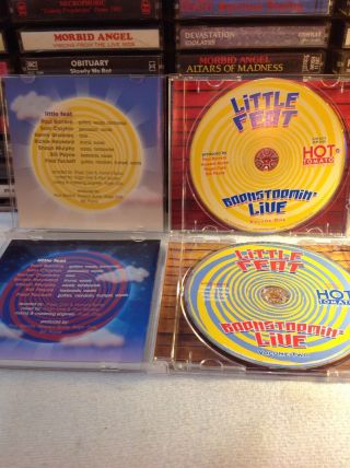 Little Feat Barnstormin ' Live,  Vol.  1,  2 (CD,  Oct - 2005,  Hot Tomato Records) Rare 3