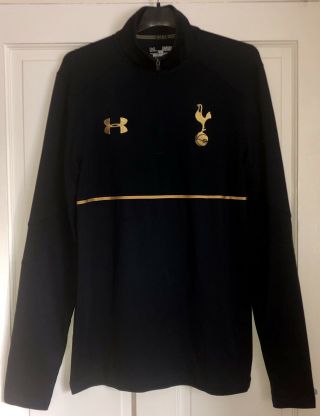 Tottenham Hotspur Football Drill Top Medium Under Armour 2016 Spurs Shirt Rare