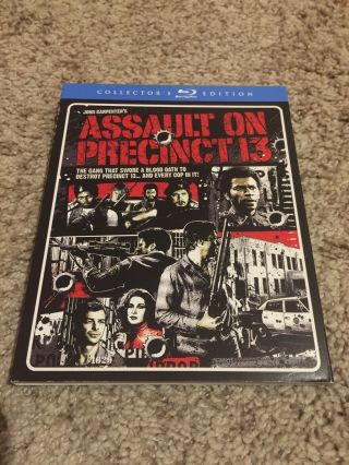 Assault On Precinct 13 - Slipcover Only - Bluray Scream Factory - Rare Oop