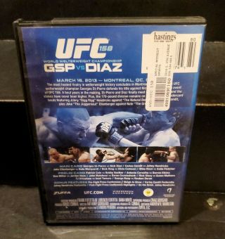 UFC 158 DVD Nick Diaz Vs Georges St - Pierre GSP VERY RARE DVD MMA 2