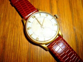 Rare Men ' s 1950s Smiths DeLuxe 15 Jewels Watch Everest Dial With Issues 2