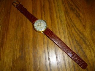 Rare Men ' s 1950s Smiths DeLuxe 15 Jewels Watch Everest Dial With Issues 5