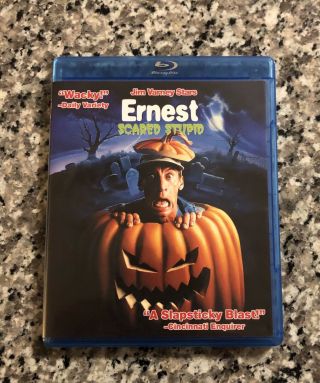 Ernest Scared Stupid (blu - Ray Disc,  2011) Rare Oop
