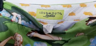 Loudmouth Size 14 Golfing Men & Women Golf Course Skirt Skort RARE 4