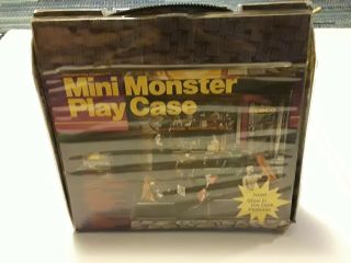 Vintage Remco Mini Monsters Play Set Glow In The Dark Rare 100 Complete
