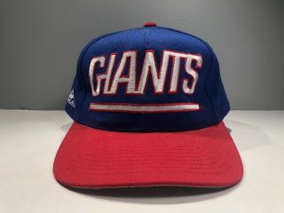Rare Vintage York Giants Apex One Fitted Hat Cap Pro Line 90 