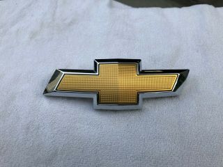 2014 - 18 Chevy Camaro Front Grill Grille Oem Emblem Gold 23269466 Logo Rare