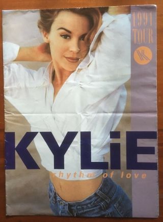 Kylie Minogue Rare 1991 Rhythm Of Love Tour Program