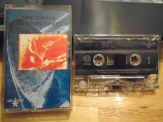 Rare Oop Dire Straits Cassette Tape On Every Street Mark Knopfler Saudi Arabia