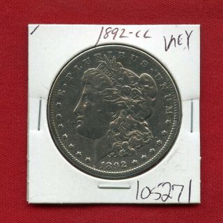 1892 Cc Morgan Silver Dollar 105271 Good Detail Coin Us Rare Key Date