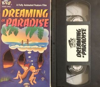 Dreaming Of Paradise (vhs) Dystopia Just For Kids Anime Award Winning Film Rare