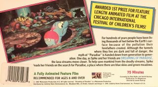 Dreaming of Paradise (VHS) DYSTOPIA JUST FOR KIDS anime AWARD winning film RARE 2