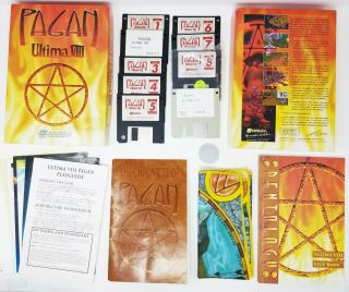 Pagan Ultima Viii Pc Cd - Rom Hard Drive Edition Game Ea Origin Rare Complete