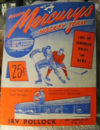 Vintage 1953 Rare Toledo Mercury 