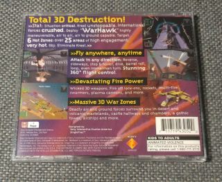 WarHawk PlayStation 1 PS1 PS2 PS3 Complete Rare Black label Variant 3