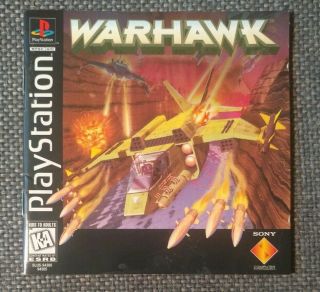 WarHawk PlayStation 1 PS1 PS2 PS3 Complete Rare Black label Variant 4