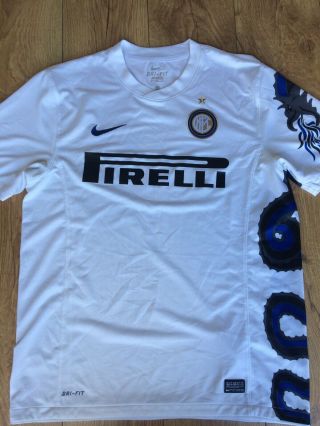 Classic 2010/11 Nike Inter Milan Away Shirt Internazionale Large Rare Serie A