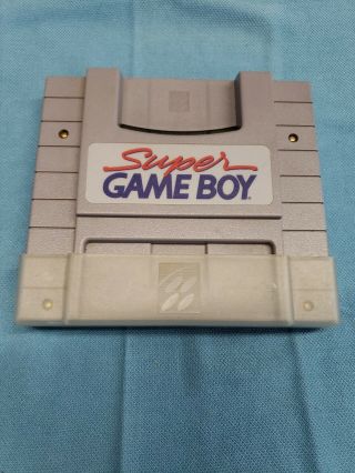 Rare Snes Nintendo Game Boy Gameboy Cartridge Adapter 1994 Vgc