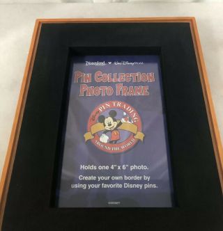 Disney Magic Kingdom Pin Frame,  Display For Pins,  4”x6” Photo Frame,  Rare