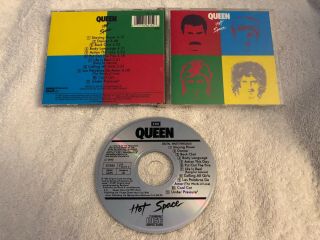 Queen Hot Space Emi Cd Made In The Uk Rare Oop