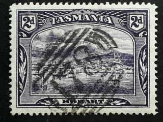 Rare Undated Tasmania Australia 2d Purple Pict Stamp Num Cds 178 - Geeves Town