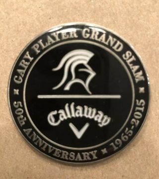 Callaway Golf June 2015 Gary Player Grand Slam Ball Marker Coin Rare
