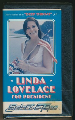 Linda Lovelace For President R - Rated 70s Comedy Select - A - Tape Clamshell Vhs Rare