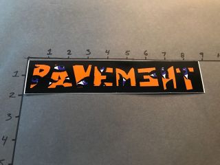 Pavement - Brighten The Corners - Promotional Sticker Rare 9x2 Decal Promo