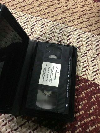 FUNERAL HOME HORROR SOV SLASHER RARE OOP VHS BIG BOX SLIP 6