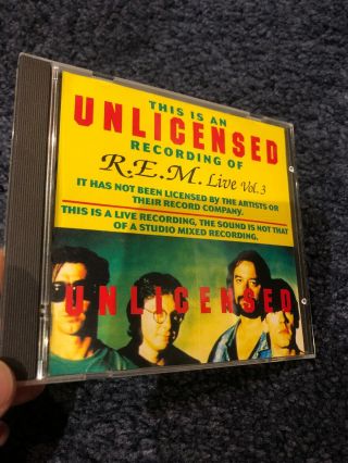 Rem Live Cd Vol.  3 R.  E.  M Rare