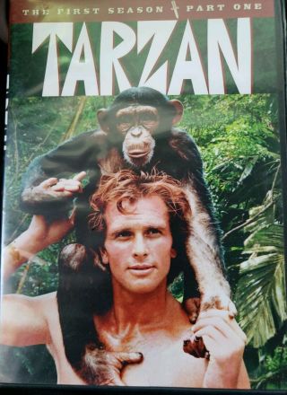 Tarzan: Season One,  Part One (dvd,  1966,  4 - Disc) Ron Ely Region 1 Like Rare