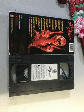 THE DEADLY SPAWN HORROR SOV SLASHER RARE OOP VHS BIG BOX SLIP 2