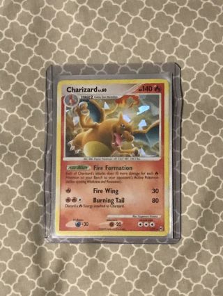 Pokemon Cards - Charizard 1/99 Holo - Cracked Ice Platinum Arceus (foil)