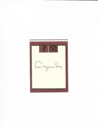 Toni Morrison 1931 - 2019 Signed Bookplate Rare Piece With Proof& " A Legend "