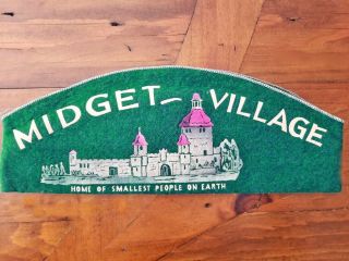 1933 Chicago World Fair Century Of Progress Garrison Hat Midget Village Rare