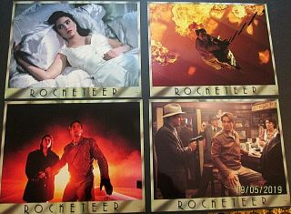 BILL CAMPBELL,  JENNIFER CONNELLY (THE ROCKETEER) RARE VER,  MOVIE LOBBY CARD SET 2