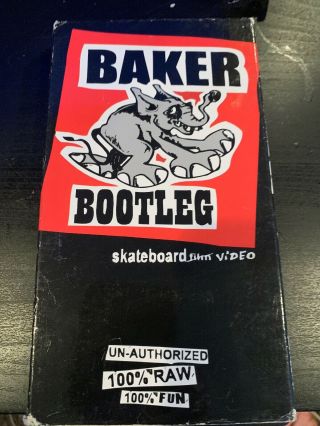 Baker “bootleg” Skateboarding Video Vhs Rare (1999)