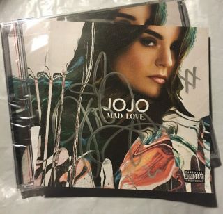 Jojo Mad Love Signed Autographed Booklet & Official Cd Standard Rare