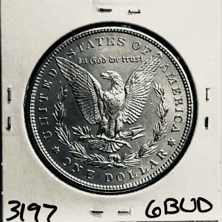 1897 BU GEM MORGAN SILVER DOLLAR UNC MS,  U.  S.  RARE COIN 3197 2