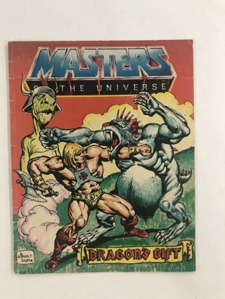 Vintage 1983 Motu Dragon’s Gift Mini Comic He Man Rare Hard To Find Mattel 80s