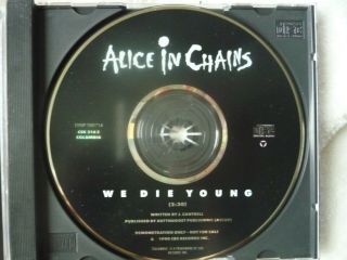 N - CD /RARE/ALICE IN CHAINS/WE DIE YOUNG/SINGLE TRACK/1990 CBS RECORDS/PROM 5