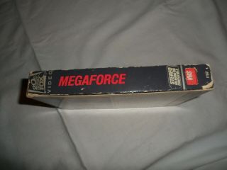 Megaforce (Deeds Not Words) - VHS Tape Rare 80 ' s Cult Sci - Fi 1982 Barry Bostwick 3