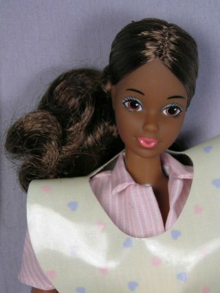 RARE Heart Family Doll Bath Time Mom & Baby African American Steiffie Face EXC 2