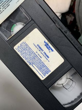 RARE HORROR VHS STREE TRASH Lighting Video 4