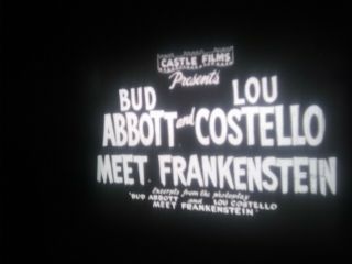 8mm Film Abbott and Costello Meet Frankenstein (1948) RARE 200ft Reel 2