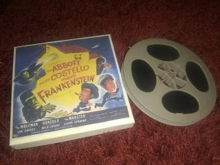 8mm Film Abbott and Costello Meet Frankenstein (1948) RARE 200ft Reel 3