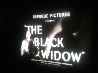 8 Film The Black Widow (1947) Rare 200ft Reel