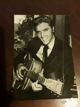 Elvis Presley Postal 45 Rpm Old Record Music Addio Amigo Rare