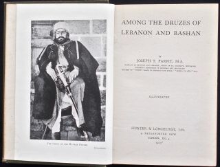 Rare 1917 The Druze Of Lebanon & Syria Druze Religion Druze Beliefs & Customs